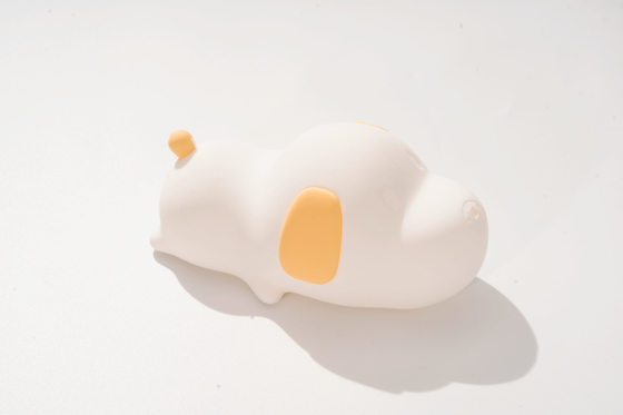 Мультфильм милый меньший абажур Nightlight силиконовой резины еды безопасный